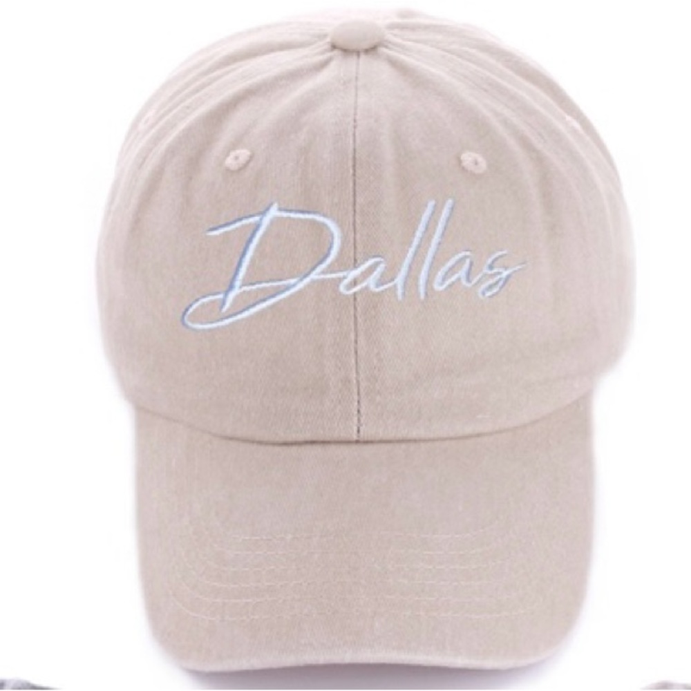 Zenana Washed Embroidered City Baseball Cap – Dallas